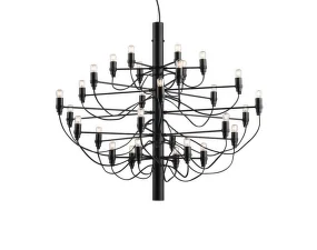 Lustr 2097/30 Clear Bulbs, matte black
