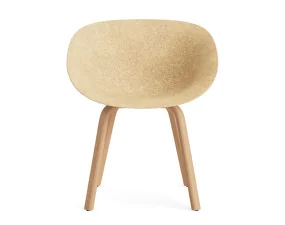 Židle s područkami Mat, hemp/beech