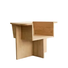 Křeslo Brutus, natural oak