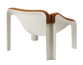 Křeslo F300, alabaster white/Dedar 21