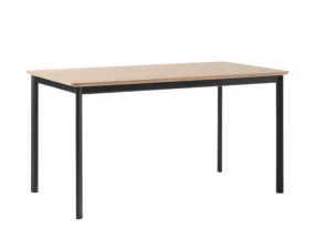 Jídelní stůl Drip HW115, black/lacquered oak