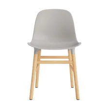 Židle Form, warm grey/oak