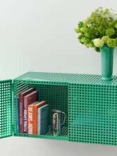 Skříňka Perforated Cabinet Wall Small, soft jade