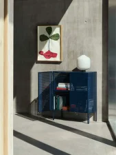 Skříňka Perforated Cabinet Floor Medium, steel blue