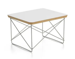 Occasional Table LTR HPL White, stainless steel
