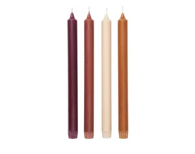Svíčky Pure set 4ks, roseate blend