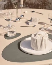 Prostírání Curve Nupo L, flint grey