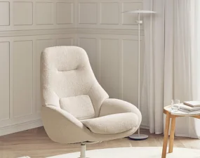 Stojací lampa Reflection, black lacquered aluminium