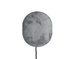 Nástěnná lampa Clam, oxidized