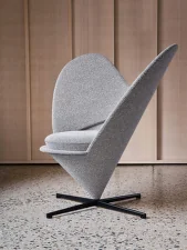 Křeslo Heart Cone Chair, Cento salt and pepper
