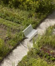 Zahradní lavice Palissade Dining Bench bez područek, sky grey