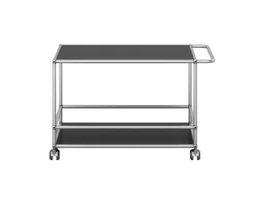 Servírovací vozík USM Haller, graphite black