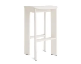 Barová stolička Chisel 30 H75, cream white lacquered beech
