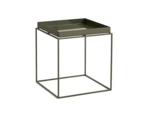 Stolek Tray Table 40x40, olive green