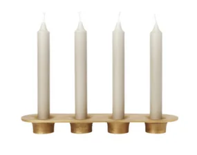 Svícen Soothe 4, brass