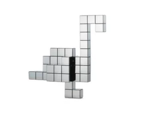 Plameňák Panton Cubes, chrome