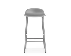 Barová židle Form 65 cm, grey/steel