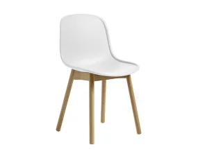 Ex-display židle Neu 13 Lacquered Solid Oak, cream white