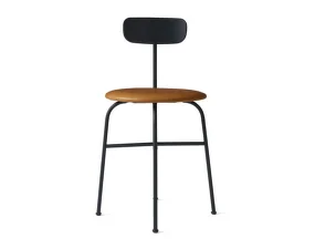 Židle Afteroom Dining Chair 4, leather, black/cognac