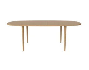 Rozkládací stůl Yacht cone legs, oak veneer/oak
