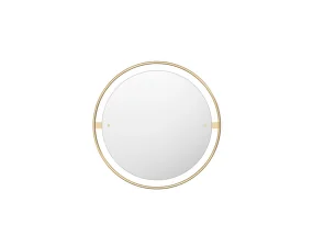 Zrcadlo Nimbus Ø60, polished brass