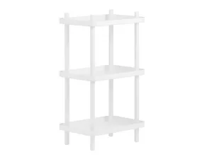 Police Block Shelf, white/white
