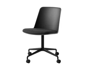 Kancelářská židle Rely HW22, black/black/Re-Wool 198