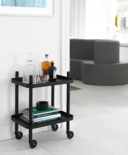 Servírovací stolek Block Table, black / black