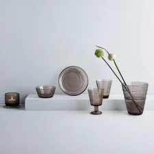 Svícen na čajovou svíčku Kastehelmi, linen