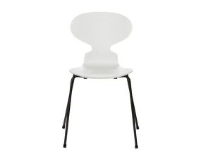 Židle Ant™ 3101 lacquered, white / black