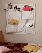 Nástěnný kapsář Canvas, Off-White
