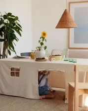 Ubrus Settle Table Cloth House, Off-White