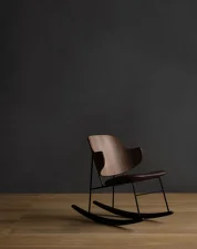 Houpací křeslo Penguin, walnut/Dakar 0329