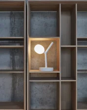 Stolní lampa Ivy Table Battery PC1233, triplex opal / white