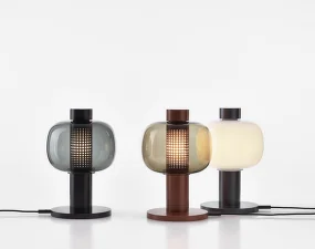 Stolní lampa Bonbori Small PC1164, triplex opal / copper metallic