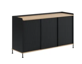 Komoda Enfold Sideboard 148x85, oak/anthracite black