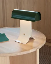 Stolní lampa Archive 25, dark green / light grey