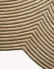 Koberec Zen Rounded 175x240, dark beige