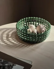 Mísa Ceramic Centrepiece, emerald green