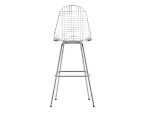 Barová židle Eames Wire High, chrome