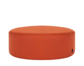 Pouf Folk Wide, terracotta wool