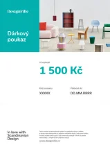 Elektronický dárkový poukaz v hodnotě 1500 Kč
