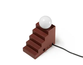 Stolní lampa Stair, deep red