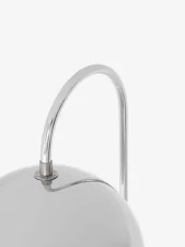 Stojací lampa Flowerpot VP12, chrome-plated