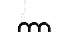 Závěsné svítidlo Arch Triplette, black