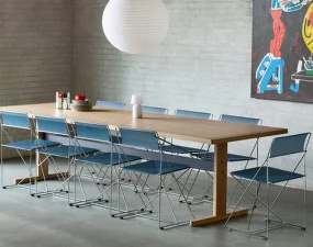Židle X-Line Chrome, powder blue