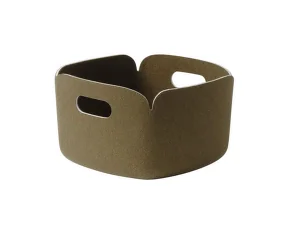 Koš Restore 28x28, brown green