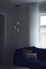 Závěsné svítidlo Anoli 3, nordic gold/gold
