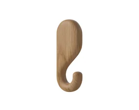 Nástěnný věšák Nob 11.5 cm, solid oiled oak