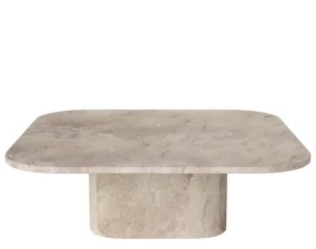 Venkovní konferenční stolek Eida H32, beige marble